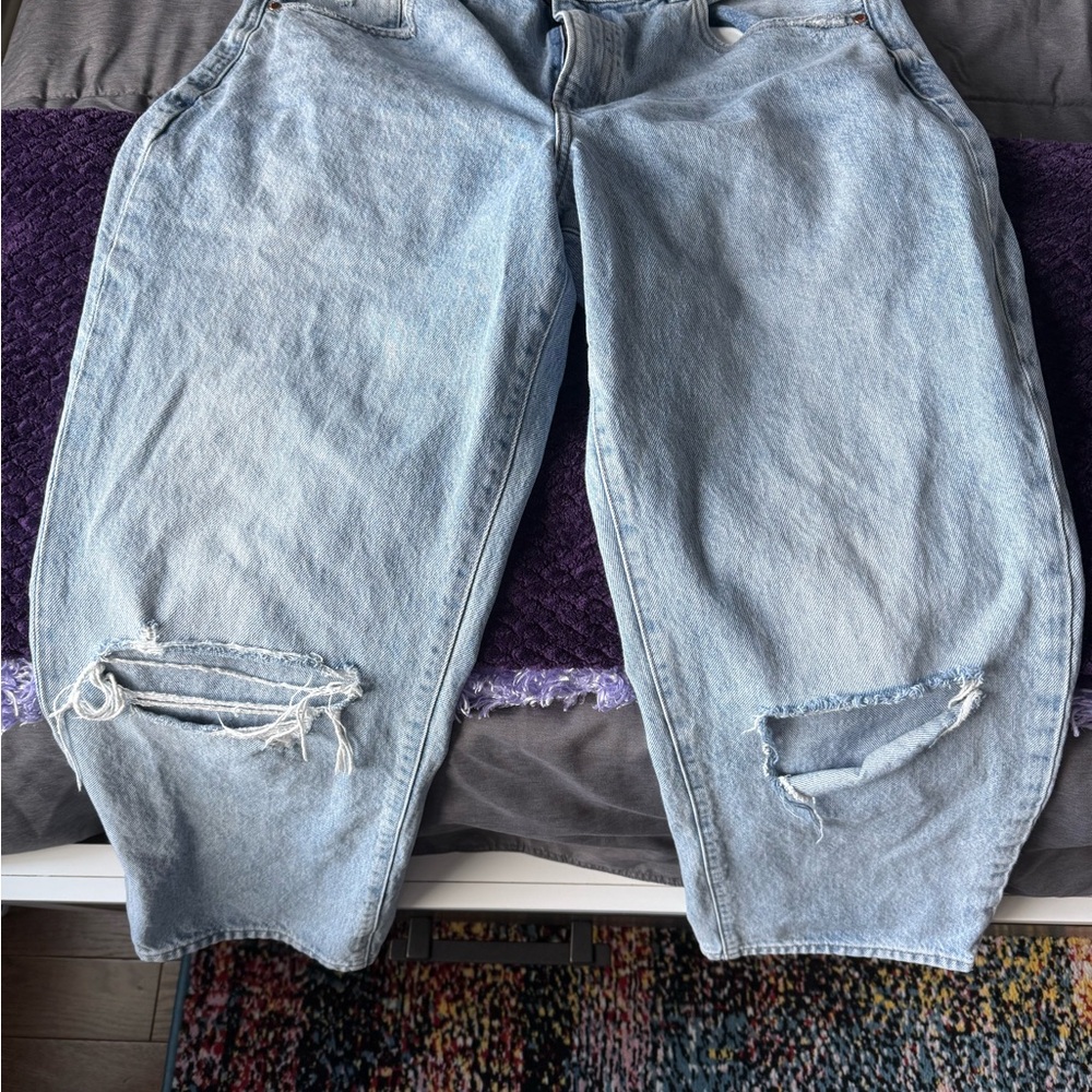 Express High Rise Women Jeans - Light Blue